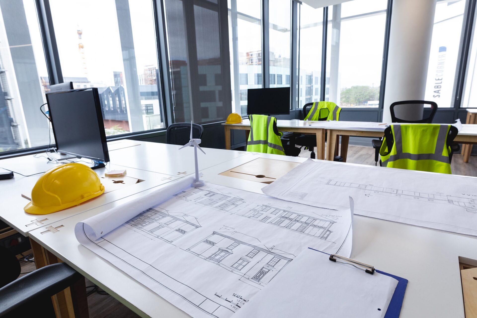 Büro eines Bauunternehmens – IT-Lösungen von corebit