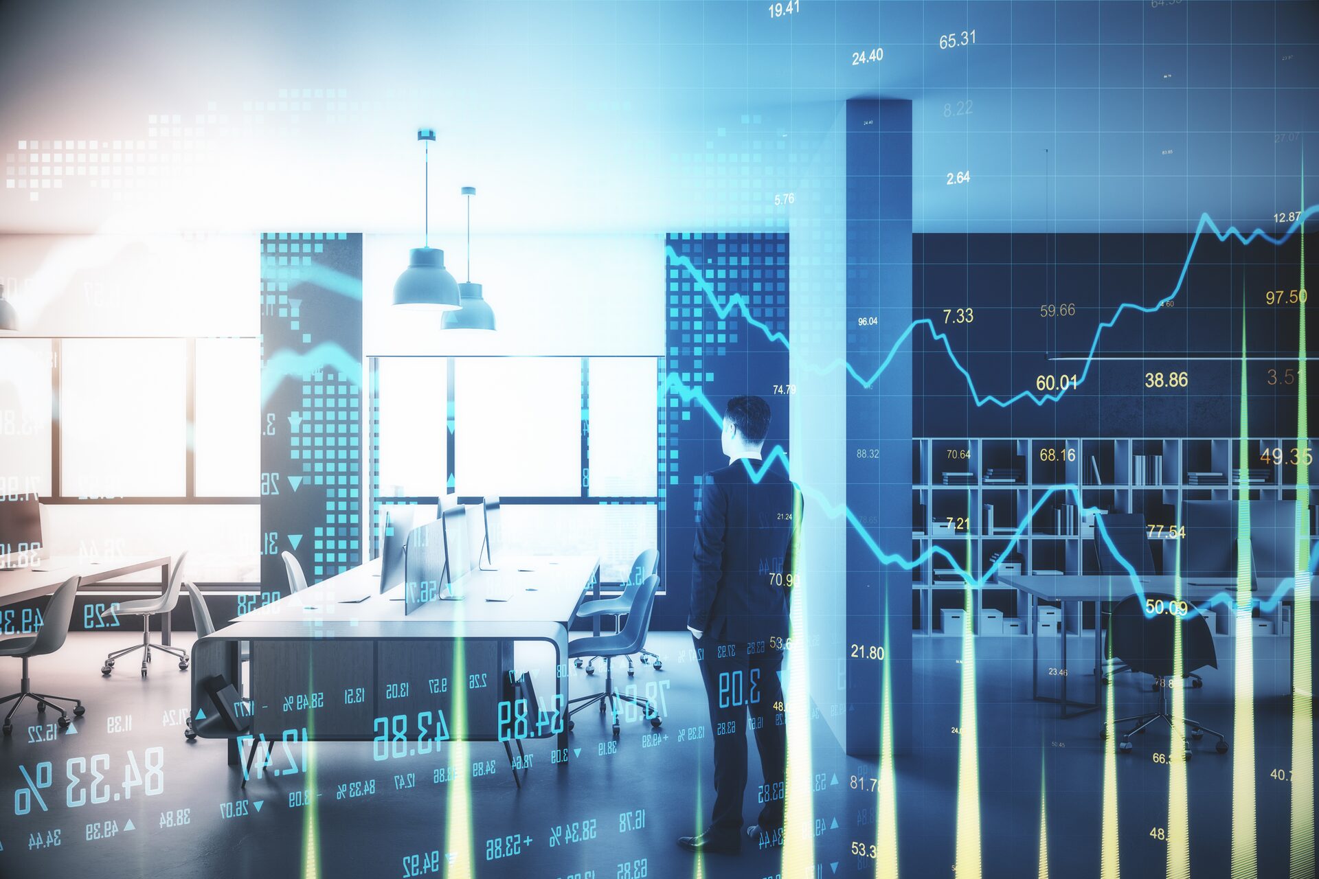 Büro eines Finanzdienstleisters – IT-Lösungen von corebit